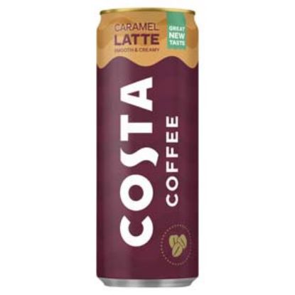 Picture of 250 Costa Coffee LATTE CARAMEL Can  x12